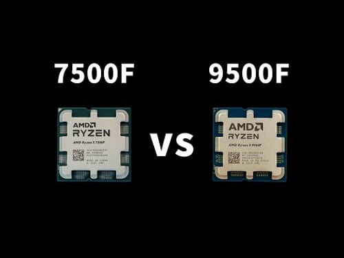 7500F VS 9500F:新入门CPU有多大提升?值得升级吗?