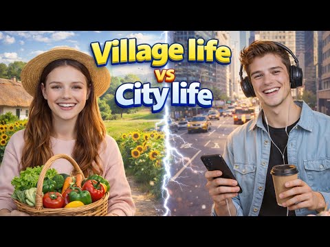 City Life vs Village Life: What's the Difference? | Learn English quickly with podcast | Episode 109