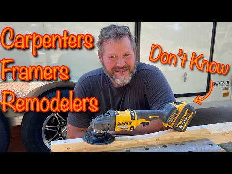 DeWALT (DCG418) grinder you didn’t know you needed.