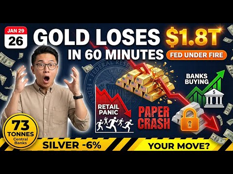 Gold Lost $1.8 Trillion in One Hour, Silver Down 6%—What Just Happened to Your Savings?