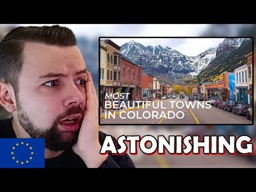 European Reacts: MOST BEAUTIFUL TOWNS IN COLORADO