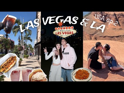 我們的美國之旅!!👫🏻🇺🇸|第一次去賭城Las Vegas🗽|物價好貴!!💸|羚羊谷、大峽谷把我驚呆了🤯|鬆弛的行程也很幸福👫🏻💕|USA Trip EPISODE 2❤️🔥