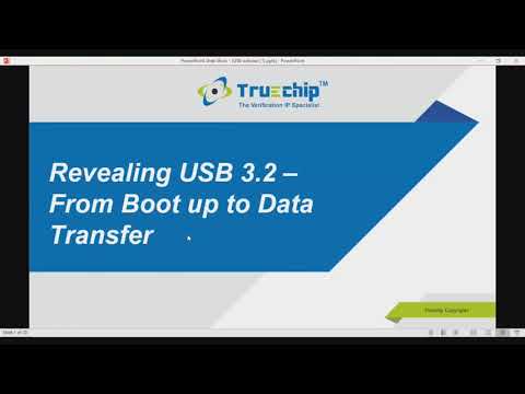 Revealing USB 3.2 - From Bootup to Data Transfer | USB 3.2 Verification IP | Truechip VIP