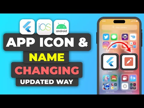 Flutter Change App Icon and App Name | Android & iOS