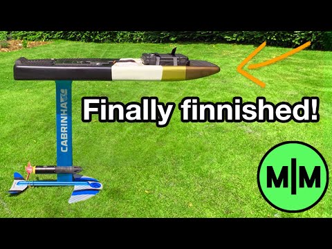 I finished the Hydrofoil. It Only took 5 years! (Hydrofoil Project)