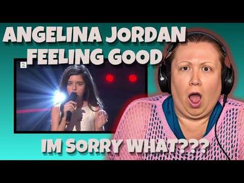Reacting to Angelina Jordan's Feeling Good for the FIRST TIME! (Jaw-Dropping!)
