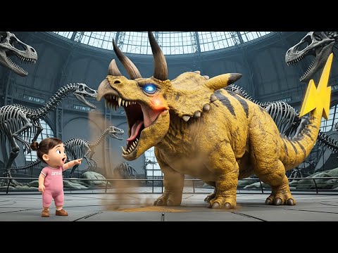 Dinosaur Skeleton Song for Kids 🦖 | Museum Rules Song | Baby Anna Kids Songs