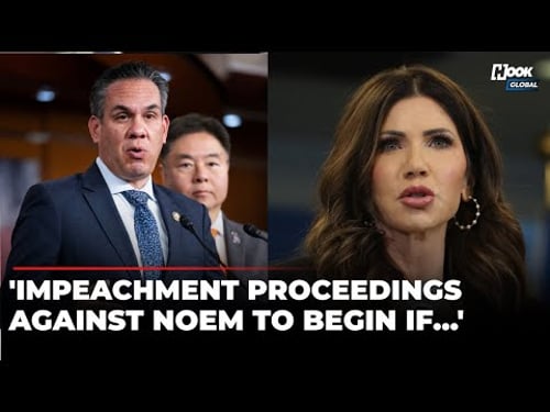 House Democrats Give Final Ultimatum To Trump On Kristi Noem? 'She Needs To Be Fired Or...'| US News