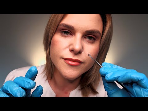 ASMR Dermatologist Skin Exam & Extraction Roleplay
