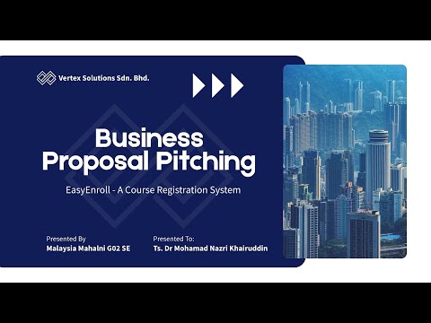 TMF4034 G02SE Malaysia Mahalni - Business Proposal Pitching