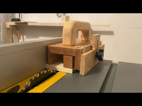 Making a table saw push block. Easy to adjust. / 쉽게 조절가능한 푸시블럭 만들기