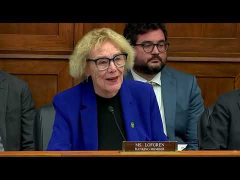 Lofgren Delivers Remarks on Surface Transportation Research