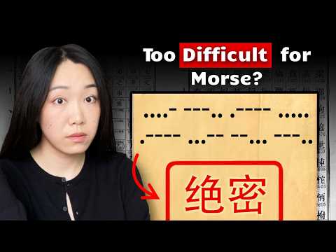 Why Morse Code Didn’t Work for Chinese — and the Genius Fix
