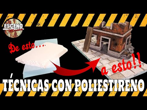 Ep #15. Basic Techniques and Tips with Polystyrene or Foam. Techniques for beginners with foam.
