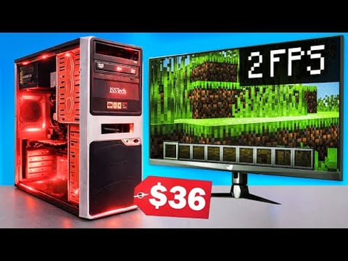 I Tried Building a $36 AMD Gaming PC?!