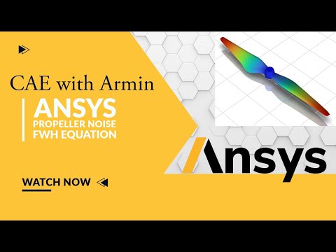 🚁🔊ANSYS Fluent Tutorial: Calculating Propeller Noise (Aeroacoustics) 💨