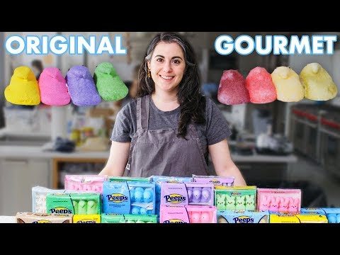 Pastry Chef Attempts to Make Gourmet Peeps | Gourmet Makes | Bon Appétit
