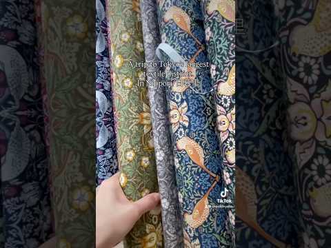 A trip to Tokyo's largest textile district🪡
