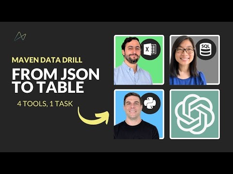 How to Extract JSON Data using Excel vs SQL vs Python vs ChatGPT