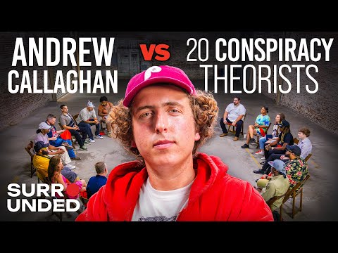 1 Journalist vs 20 Conspiracy Theorists (ft. Andrew Callaghan | Surrounded