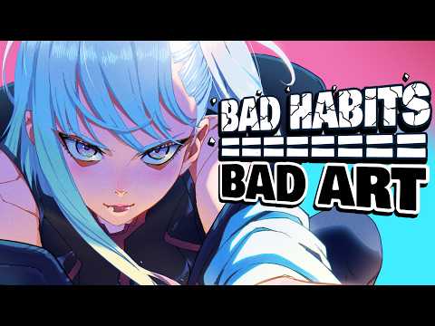 How to NEVER IMPROVE at drawing ☠️