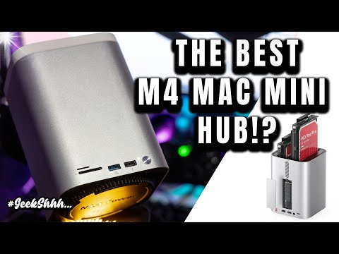 Orico Mini Tower SSD Docking Station for M4 Mac Mini Review 10Gbps