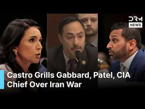 “What Do You Guys Know?” — Castro Clashes With Intel Chiefs in Heated Hearing on Iran War | AC1G