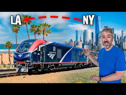 AMTRAK SLEEPER TRAIN Across the USA 🇺🇲 (3 Nights, 68 Hours!)