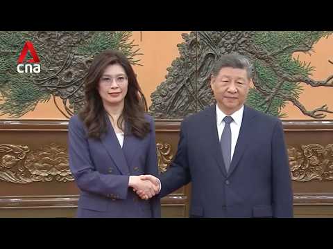 Chinese President Xi meets Taiwan's opposition leader Cheng in Beijing