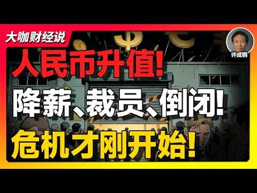 【许成钢重磅】人民币升值是“全民福利”还是一剂毒药?中国经济真正的定时炸弹正在引爆!