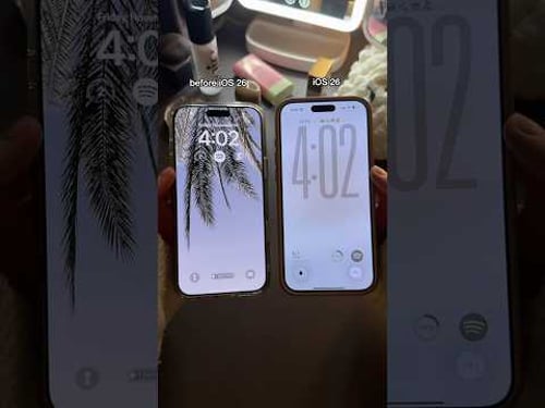 iPhone 16 pro max VS 17 pro max 📱 iOS 26 #apple #iphone #iphone17 #ios26 #iphone17promax