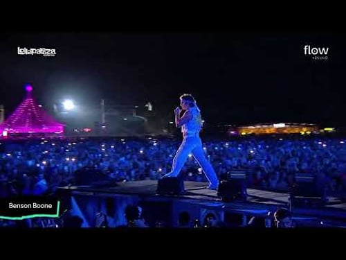 Benson Boone performing Sorry I'm Here For Someone Else at Lollapalooza Argentina 2025!π¦π·