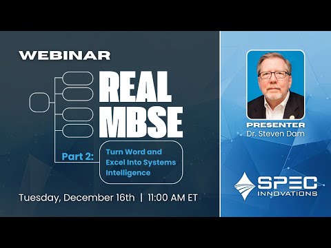 Real MBSE: Turn Word and Excel Into Systems Intelligence