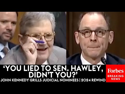 SUPERCUT: John Kennedy Shows No Mercy To Judicial Noms In Senate Judiciary Committee | 2024 Rewind