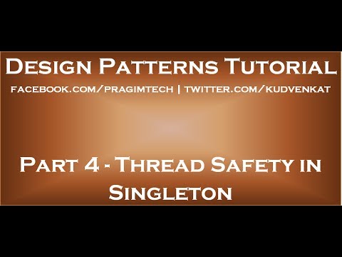 Thread Safety in Singleton