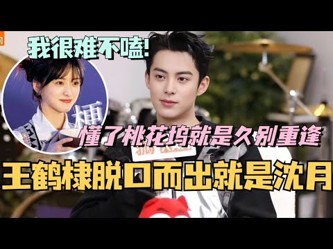 【MultiSub】王鹤棣桃花坞4最新采访脱口而出就是沈月?!棣棣你这样我真的很难不嗑!#综艺 #娱乐 #五十公里桃花坞 #沈月 #王鹤棣 #shenyue #dylanwang