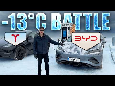 Is the BYD LFP Battery USELESS in Winter? (-13ยฐC Test)