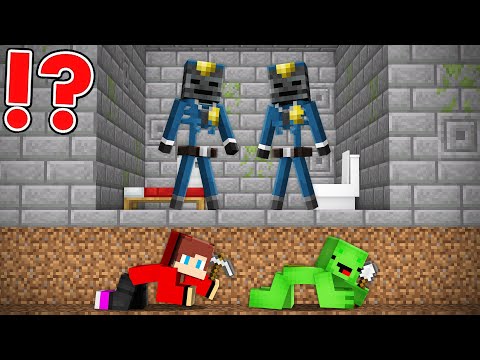How JJ and Mikey Escaped From Wither Skeleton Prison in Minecraft - Maizen