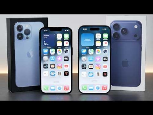 I Used the iPhone 13 Pro and 17 Pro for a Week – Is It Worth Upgrading?