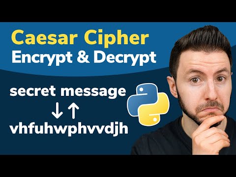 Caesar Cipher Program in Python | Encryption and Decryption With Caesar Cipher