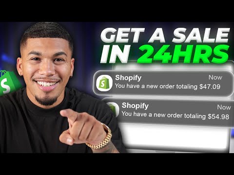 How to Create a $10K/Mo Shopify Store (First Sale in 24hr)