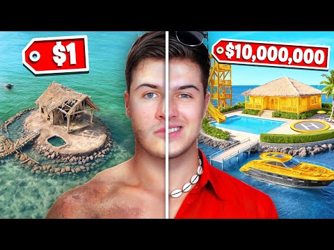 CHEAP vs EXPENSIVE Private Island Challenge
