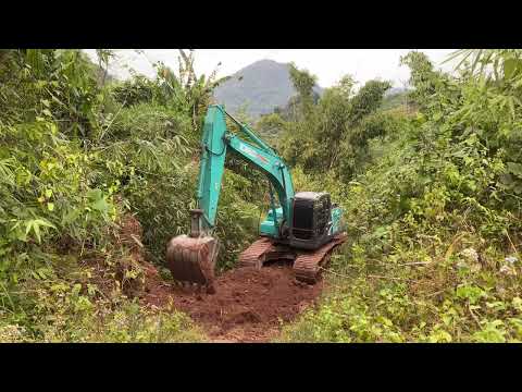 #sk200 #kobelco ทะลุป่าพร้อมเปิดเส้นทางใหม่