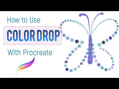 Learn Procreate Color Drop, Threshold, Swatch Drops. How to with Procreate Recolor n Color Picker