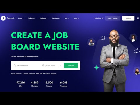 How to Create a Job Board Website with WordPress & Superio Theme | WordPress job website 2024