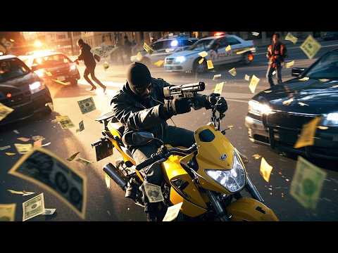 2025 Action Movie! Assassin Disguises as a Cop and Executes a Ruthless Highway Hit on the Mafia Boss