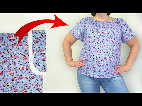 ✅DIY/The seamstresses do not sew like this. Blouse without a pattern is very simple