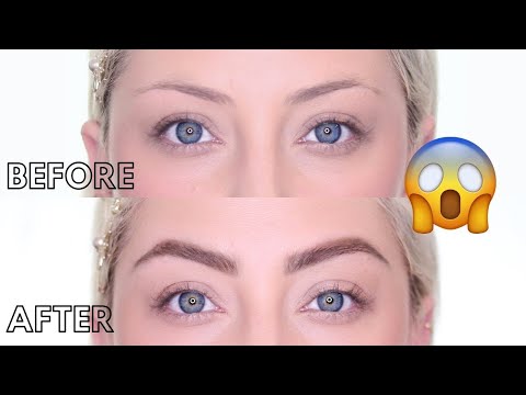 EYEBROW TUTORIAL 2019 | How to fill in Sparse or Thin Brows | Glamnanne