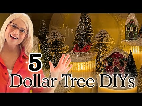 Turning Unexpected Dollar Tree Items into Beautiful Christmas Decor