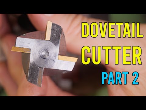 Correcting the DIY dovetail cutter geometry || RotarySMP